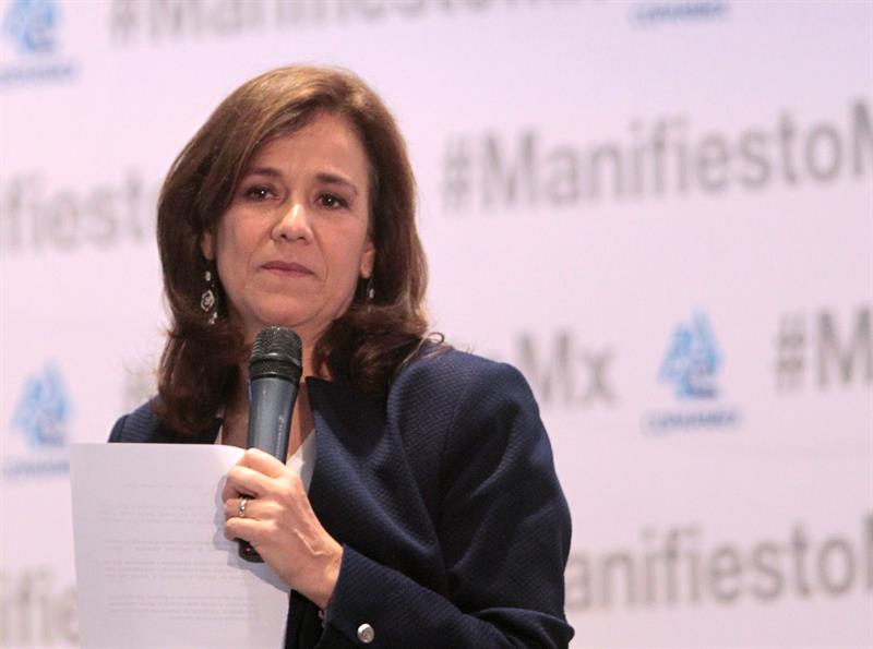 La candidata independiente a la Presidencia de México, Margarita Zavala,
