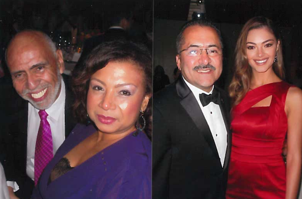 Rafael Toro y su esposa Meilin; Guille rmo Chacón y Demi-Leigh Nel-Peters4 Rafael Toro y su esposa Meilin; Guille rmo Chacón y Demi-Leigh Nel-Peters