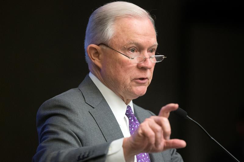 El fiscal general, Jeff Sessions