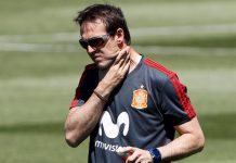 Julen Lopetegui será el nuevo entrenador del Real Madrid El seleccionador de España Julen Lopetegui durante un entrenamiento