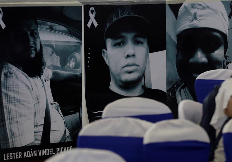 Fotografías de algunos de los jóvenes que han muerto en las protestas en Nicaragua