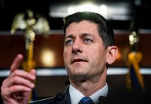 El presidente de la Cámara de Representantes, el republicano Paul Ryan