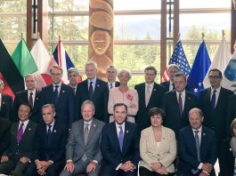 Ministros de finanzas del G7, grupo del que forman parte Alemania, Canadá, Francia, Italia, Japón, Estados Unidos y Reino Unido.
