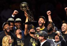 Los Warriors se impusieron esta noche a domicilio por 85-108 a los Cavaliers y se alzaron con el título de campeones.
