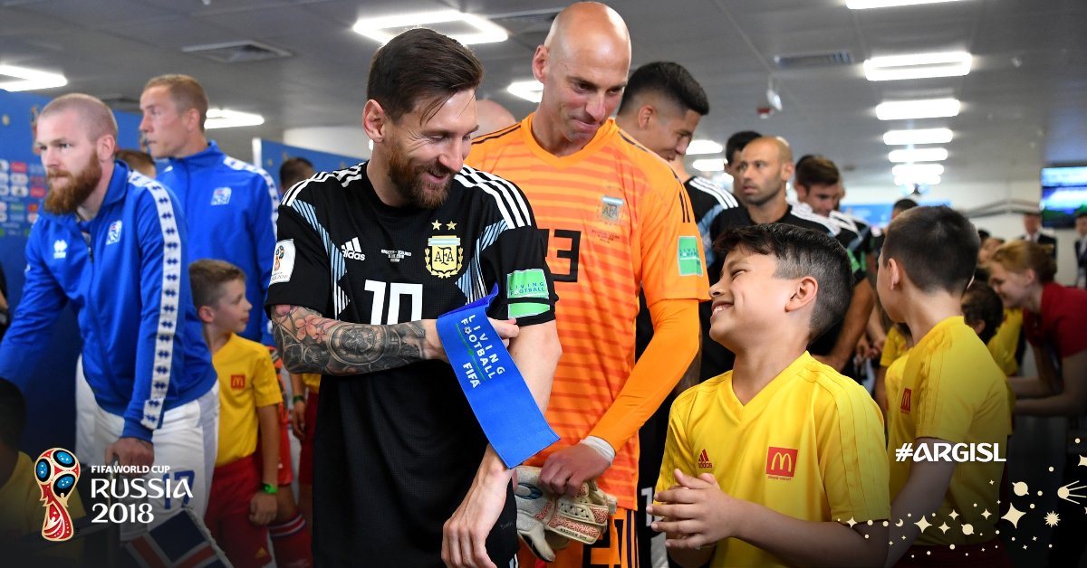 Leo Messi formará como capitán y '10' en el primer equipo titular de la selección de Argentina en el Mundial de Rusia. (Foto Twitter)