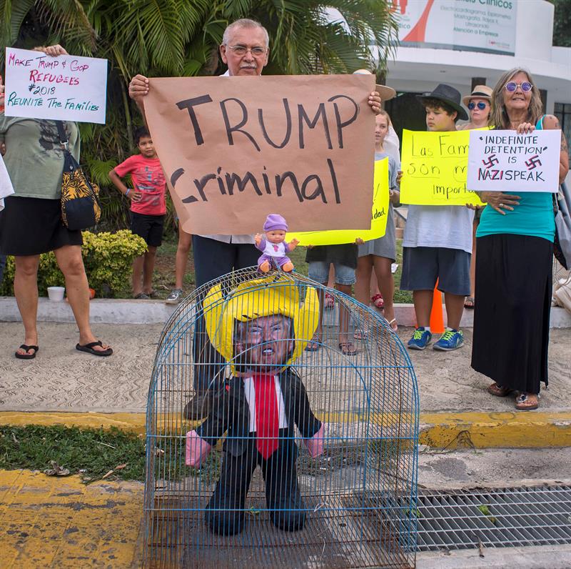 El magnate y su pol&iacute;tica migratoria han provocado un rechazo casi generalizado dentro y fuera del pa&iacute;s norteamericano.