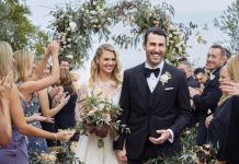 Upton, de 26 años, y Verlander, de 35, se casaron el 4 de noviembre en Italia, justo después de que Verlander ayudara a los Astros a su primer campeonato de la Serie Mundial.