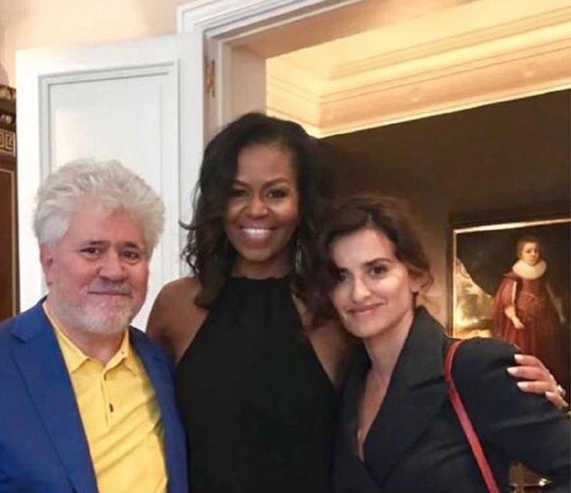 Pedro Almod&oacute;var, Michelle Obama y Pen&eacute;lope Cruz