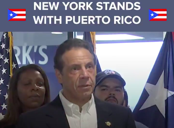 El gobernador de Nueva York, Andrew Cuomo