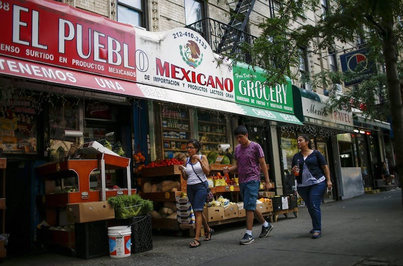El 37 por ciento de la poblaci&oacute;n de Nueva York, una de las ciudades m&aacute;s cosmopolitas del mundo, es nacida en el extranjero. Reuters/Eduardo Munoz