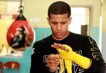 Exolímpico Jantony Ortíz sigue enfocado para su importante combate ante el pegador Abimael “Manos de piedra” Ortíz Entrenamiento de Jantony Ortiz. Foto Esdel Palermo