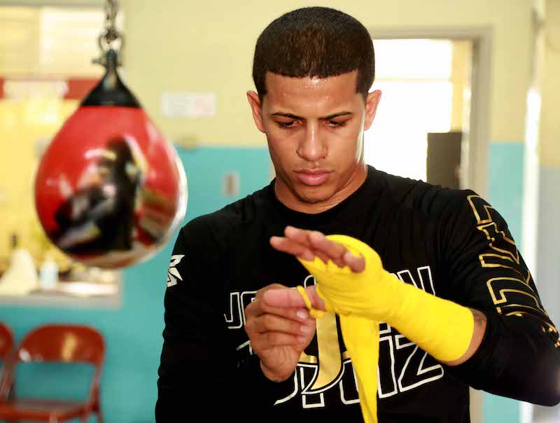 Entrenamiento de Jantony Ortiz. Foto Esdel Palermo 