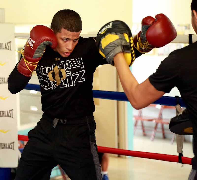 Entrenamiento de Jantony Ortiz. Foto Esdel Palermo 