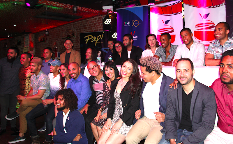 Durante el anuncio de la agenda del DFFNYC 2018, realizado en el restaurante 809 en Inwood, los organizadores, productores, directores, actores y participantes de las producciones del DFFNYC muy alegres posaron para los medios.