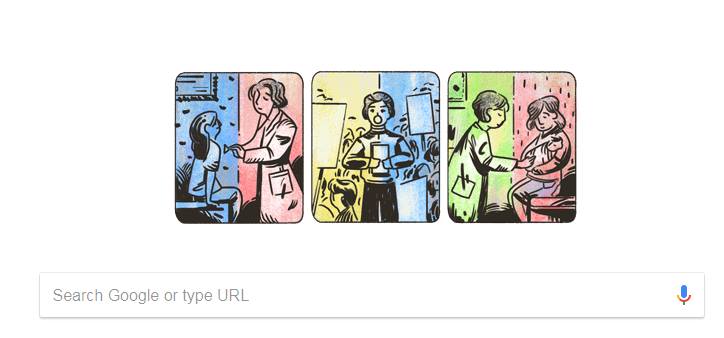  La pediatra y activista neoyorquina de origen puertorrique&ntilde;o Helen Rodr&iacute;guez-Tr&iacute;as fue reconocida hoy por Google con motivo de su 89 cumplea&ntilde;os con uno de sus famosos "doodles".