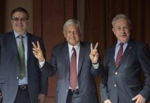Ente electoral ratifica triunfo de López Obrador en presidenciales de México Las autoridades electorales de México ratificaron hoy la victoria del izquierdista Andrés Manuel López Obrador en las elecciones presidenciales al dar por finalizado el cómputo con un recuento del 75 % de los votos emitidos el pasado 1 de julio.