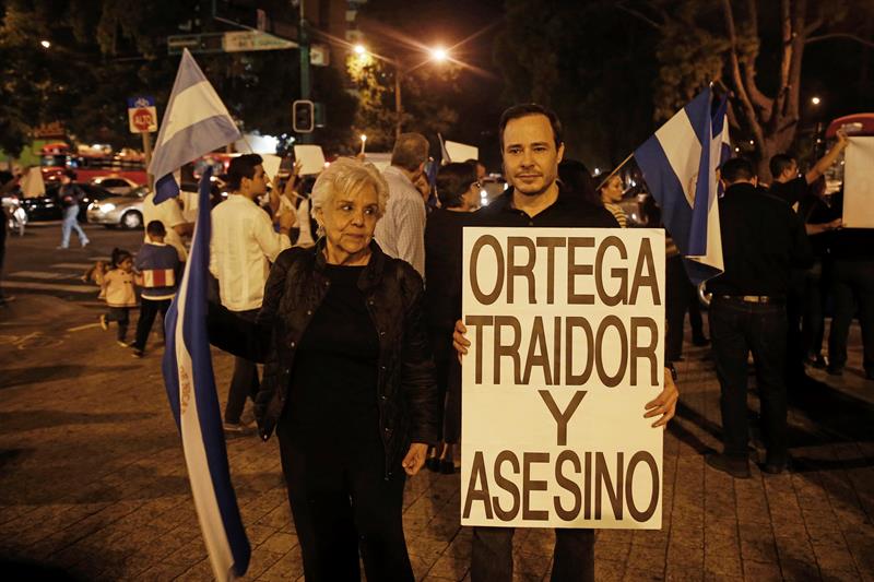 El levantamiento popular contra Ortega comenzó el 18 de abril por unas fallidas reformas de la seguridad social y se ha convertido en un reclamo que pide su renuncia, después de 11 años en el poder.