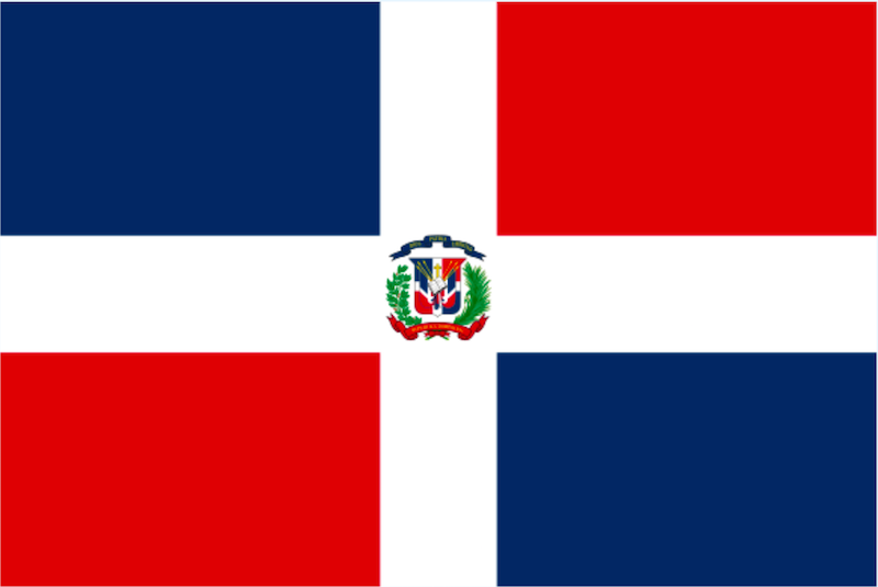 El 16 de agosto de 1863 el pabell&oacute;n dominicano fue izado por catorce hombres comandados por Santiago Rodr&iacute;guez, quienes tomaron el cerro de Capotillo (Dajab&oacute;n, en el Grito de Capotillo, que fue el inicio de la guerra de restauraci&oacute;n.