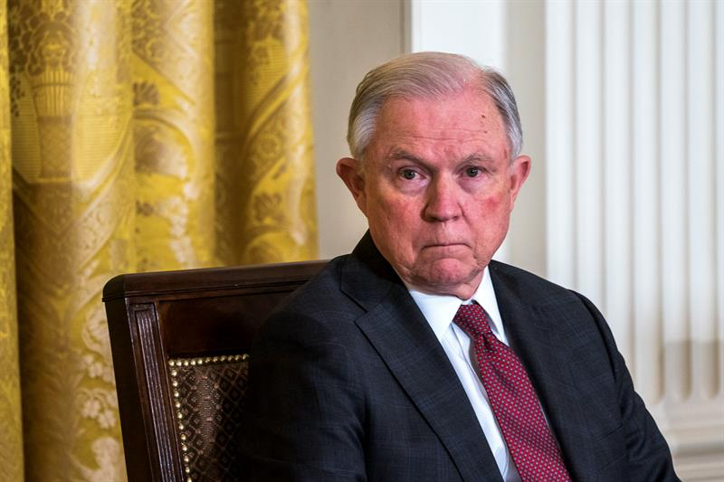 El fiscal general, Jeff Sessions