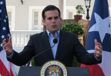 El gobernador de Puerto Rico, Ricardo Rosselló
