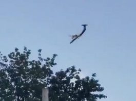 Mientras iba haciendo piruetas, los controladores aéreos del aeropuerto Seattle-Tacoma intentaron ayudar a aterrizar al hombre y le pidieron que se alejara de las aéreas pobladas.