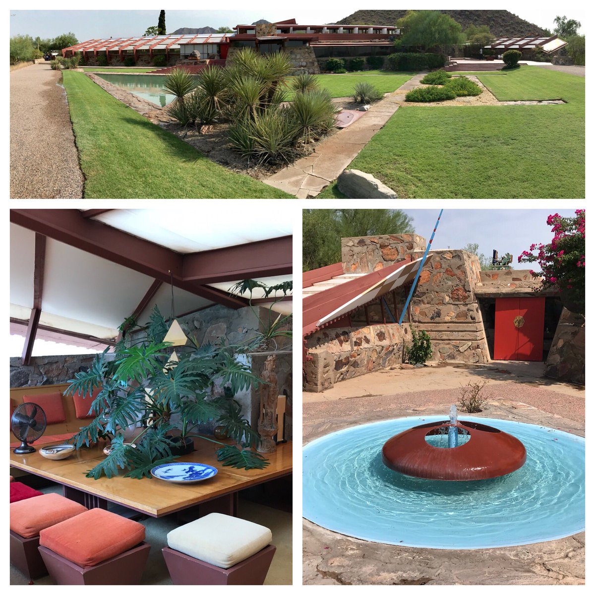 El inmueble Taliesin West fue construido por Wright junto a estudiantes y arquitectos j&oacute;venes en 1938