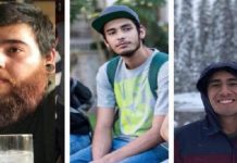 Javier Salomón Aceves, Marco Ávalos y Daniel Díaz, alumnos de cine en la Universidad de Artes Audiovisuales, fueron secuestrados en una avenida de Tonalá