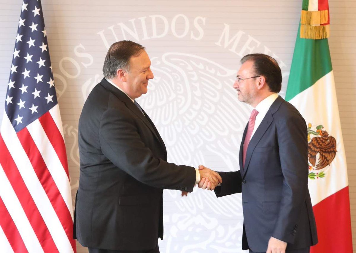 Mike Pompeo, y su homólogo mexicano, Luis Videgaray, han coincidido en la "importancia" de llegar a un acuerdo sobre el Tratado de Libre Comercio de América del Norte (TLCAN)