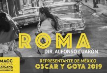 “Roma”, de Cuarón precandidata al Oscar y al Goya Cartel promocional de Roma, rumbo a los premios Oscar y Goya