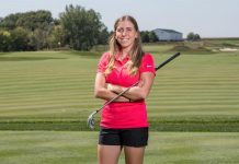 Fotografía cedida por la Universidad Estatal de Iowa donde aparece la golfista Celia Barquín Arozamena, asesinada este lunes en el campo de golf Coldwater