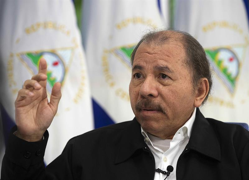 El presidente de Nicaragua, Daniel Ortega