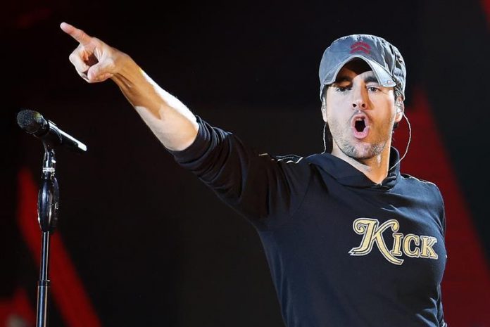 El cantante español Enrique Iglesias