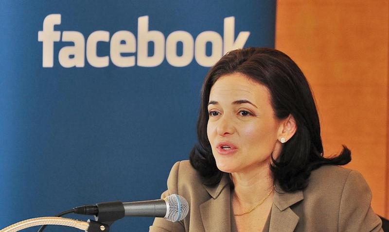 La responsable de operaciones de Facebook, Sheryl Sandberg.