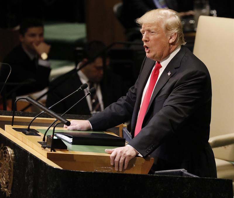 El presidente estadounidense, Donald Trump