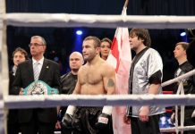 Exboxeador es condenado en Nueva York a diez años de prisión El arresto del georgiano, de 38 años y que acumuló un récord de 33-2-2 y 22 nocauts, llevó a que se cancelara la pelea de campeonato por el título de peso mediano de la OMB que le enfrentaría ese mes de junio contra el británico Billy Joe Saunders en Londres.