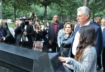 Díaz-Canel culpa al capitalismo de ataques terroristas en visita a Zona Cero