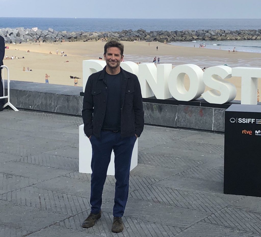 El actor presentaba así "A Star is Born", una de las "Perlas" del Festival de Cine de San Sebastián, una película que versiona un clásico de Hollywood