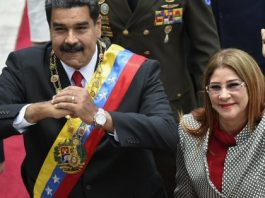 EE.UU. anunció hoy nuevas sanciones económicas contra "el círculo cercano" del presidente de Venezuela, Nicolás Maduro, incluida su esposa, Cilia Flores, y un testaferro de Diosdado Cabello. (Foto de twitter)
