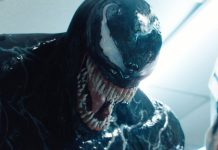 Tom Hardy presenta "Venom" frente al Kremlin