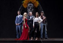 Angelique Boyer enfrenta "un reto" como actriz en "Amar a muerte" Fotografía promocional cedida por el canal Univision donde aparecen los protagonistas de la teleserie "Amar a muerte" (de i-d) Alejandro Nones como Johny Coron, Angelique Boyer como Lucía Borges, Alexis Ayala como León Carvajal, Claudia Martín como Eva Carvajal y Nestor Rodulfo como El Alacrán.