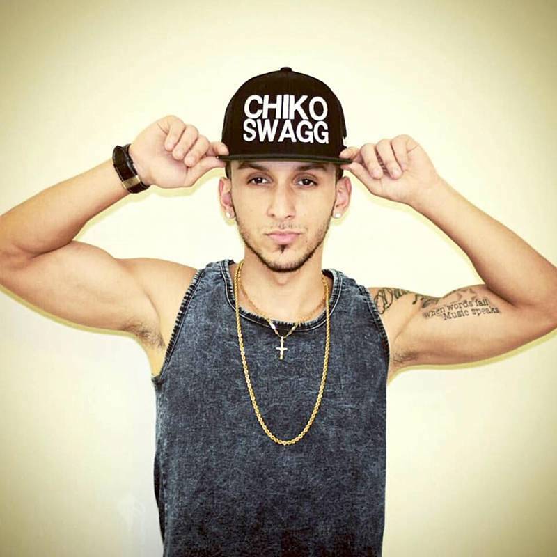 El cantante Chiko Swagg.