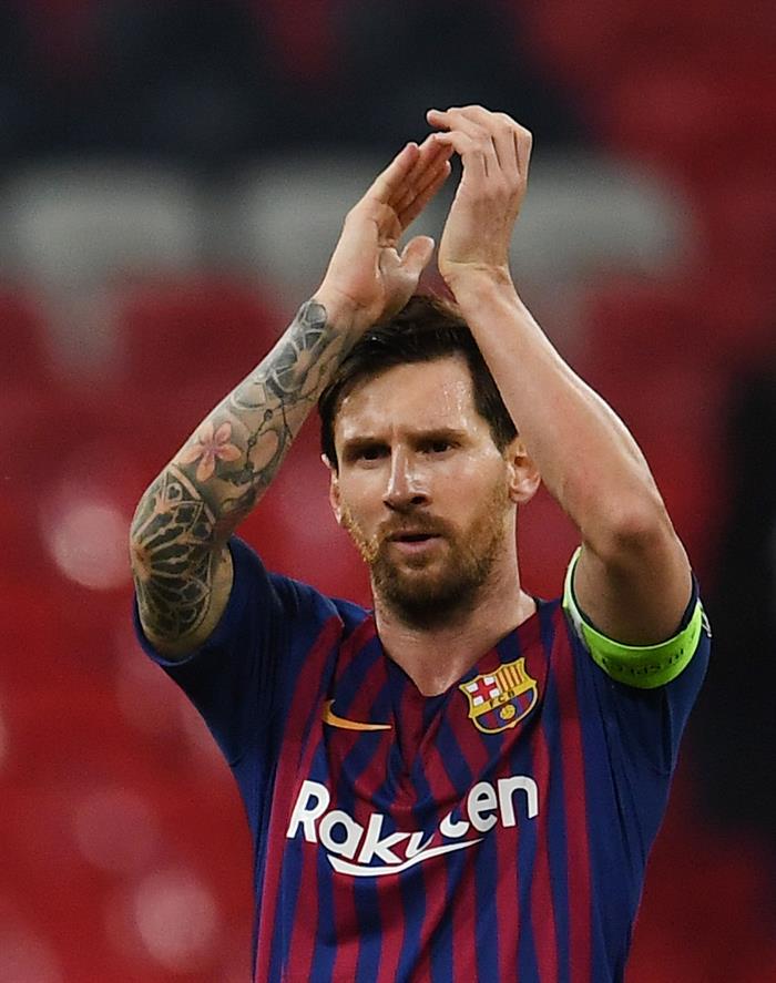 Lionel Messi de Barcelona 