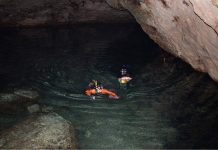 cenote Tza Ujun Kat este 5 de octubre de 2018, en la comunidad maya de Homún, en el estado de Yucatán
