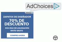 Un pequeño triángulo azul en los anuncios online ofrece más información sobre el anuncio y ayuda a controlar el tipo de anuncios que ve.