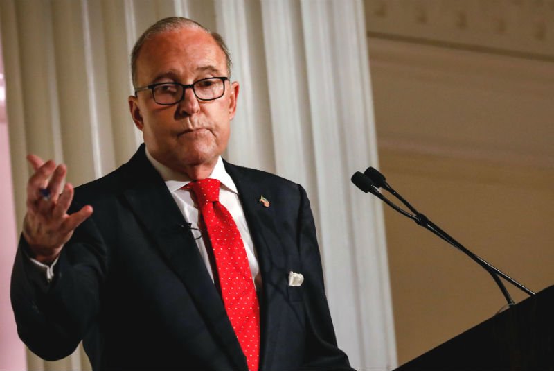 Larry Kudlow, afirmó hoy que a largo plazo le "gustaría ver una paz comercial" con China, pero señaló que la economía estadounidense "es la mejor del mundo"