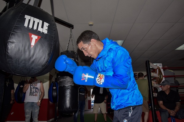 Emmanuel &lsquo;Manny&rsquo; Rodr&iacute;guez entrenando. Foto por Alex Nunez / Fresh Productions Boxing