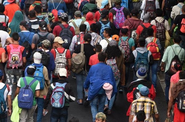  M&eacute;xico anunci&oacute; hoy que va a pedir apoyo a la ONU para gestionar las peticiones de asilo que puedan presentar los miles de miembros de la caravana de migrantes hondure&ntilde;os 
