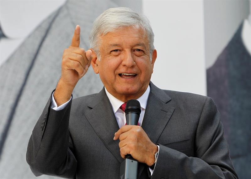 El presidente electo de M&eacute;xico, Andr&eacute;s Manuel L&oacute;pez Obrador