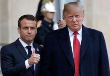 Trump mostró su "aprecio" por las palabras de Macron acerca de la necesidad de que Europa aumente su aportación, ya que su país desea "una Europa fuerte".