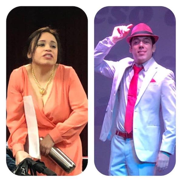 Telba como Carlosta Morrison y Yorman como Mandrake dos de los seis personajespersonajes de Qu&iacute;ntuples